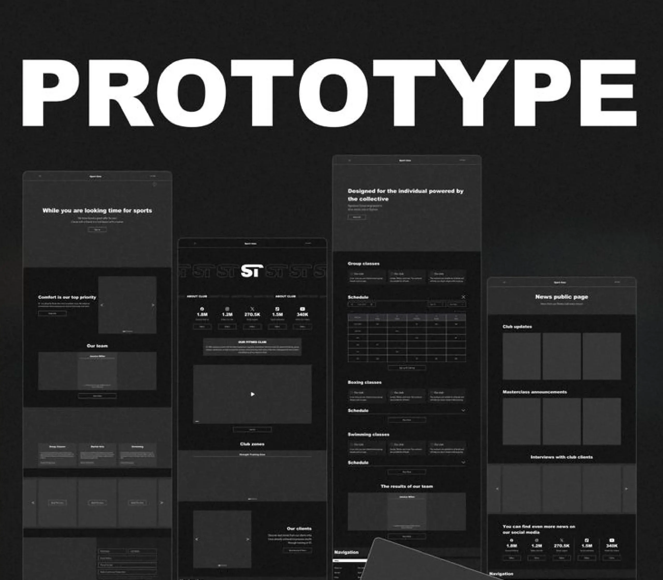 prototype and wireframe design